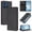 Black, variant on For Motorola Moto G (2026) Phone Case,Peony Embossing Design,Anti-Scratch PU Leather Flip Foilo Cover,With Card Holder,Kickstand,Shockproof Drop Protection,Durable Wallet Phone Case,Dark Blue
