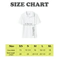 thumbnail image 2 of Zfeel Kids Short Sleeve Polo Shirt, Button Closure Comfort Fabric Dailywear Tee, White, L, 2 of 5
