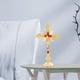 thumbnail image 5 of Reliquias de la Iglesia Figuras Crucifijo Jesucristo en el estrado Cruz Crucifijo de pared Dorado, 5 of 9