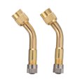 thumbnail image 4 of OUNONA 2Ud Extensor De Para Neumáticos De Adaptador Metálico Durable Ángulo 135 Grados, 4 of 6