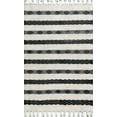 thumbnail image 2 of nuLOOM Striped Delia Wool Area Rug, 7' 6" x 9' 6", Ivory, 2 of 4