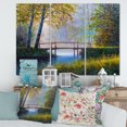 thumbnail image 2 of Designart ' Sunrise Glow and The Awakening Spring Forest ' Lake House Canvas Wall Art Print, 2 of 3