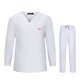 thumbnail image 2 of Ropa de trabajo Salvador para enfermería uniforme con cuello en V pantalones exfoliantes M, 2 of 10