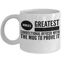 Correction Officer 11 oz Coffee Mug - World's Greatest White Ceramic Gift