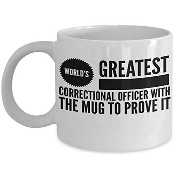 Correction Officer 11 oz Coffee Mug - World's Greatest White Ceramic Gift