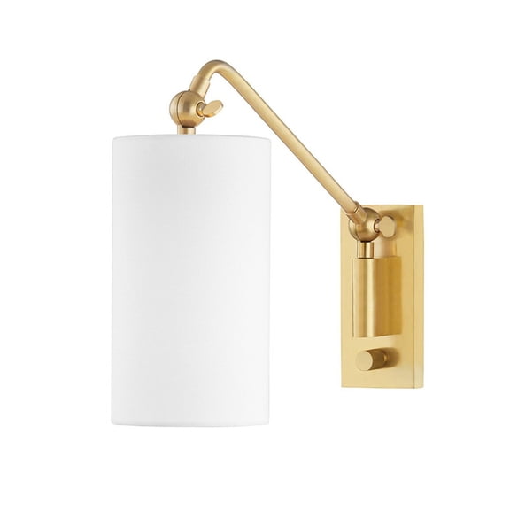 Open Box Hudson Valley Lighting 9301 Wayne 12" Tall Wall Sconce - Brass