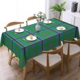 thumbnail image 2 of Rectangle Table Cloth, Scottish Clan Snodgrass Tartan Plaid Resistant Washable Tablecloth Decorative Table Cover for Dining, Indoor and Outdoor, 2 of 6