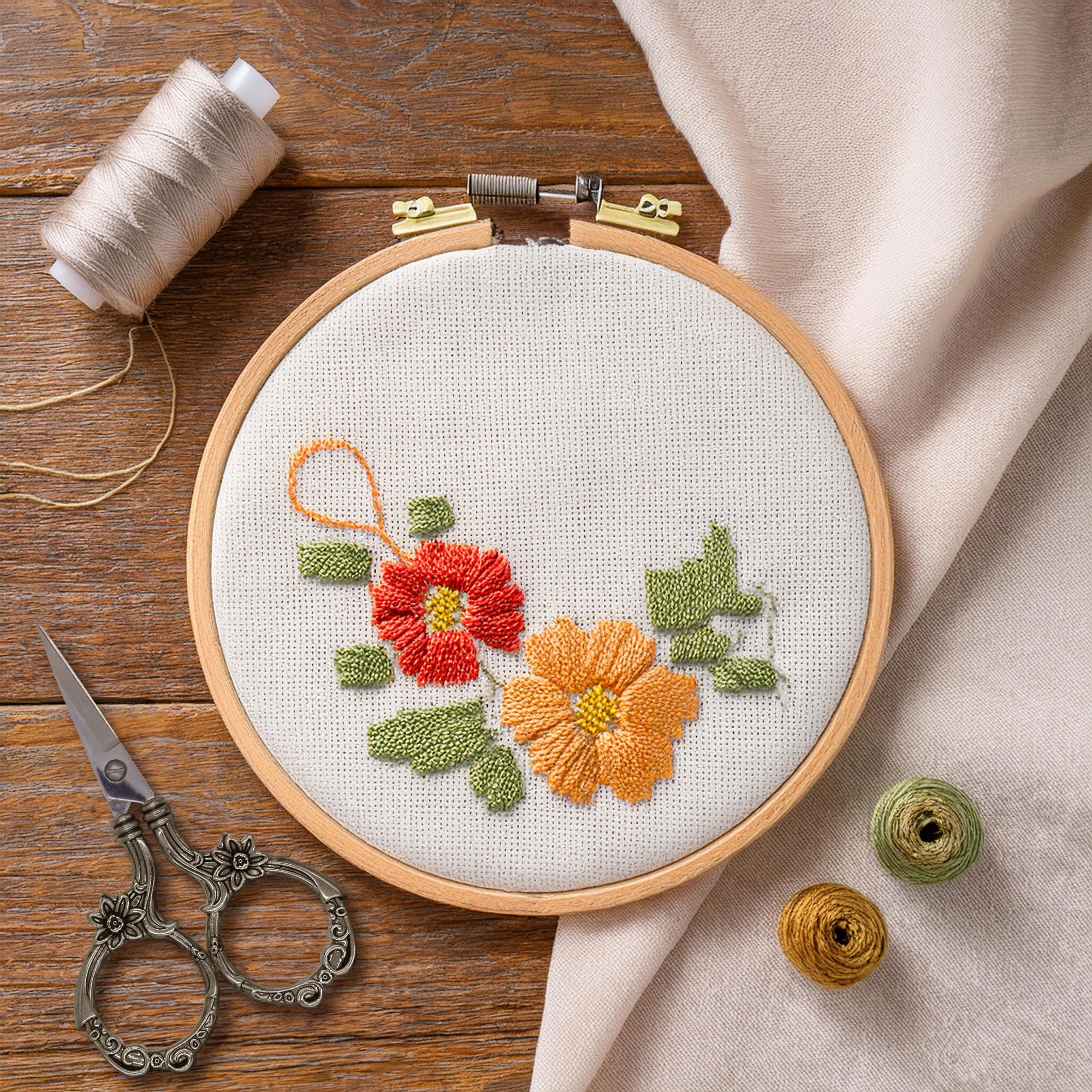 JubileeYarn Blooming Embroidery Scissors - Bronze - 3 Pairs