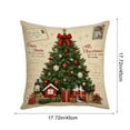 thumbnail image 6 of Stijggn Christmas Pillow Cover Christmas Bedding Super Soft Anti-Wrinkle Pillow Covers with Envelope Closure for Home Sofa Couch, 6 of 6