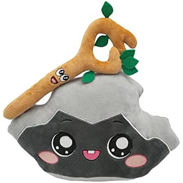 Juguete de peluche, juguetes de anime larguiruchos, animales de peluche suaves, figuras extraíbles, juguetes de anime, muñeca de peluche suave para niños y fanáticos (Rocky)