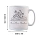 thumbnail image 2 of Regalo para amantes de los libros, taza con flores, taza de lectura, taza con flores, taza para amantes de los libros, taza para bibliotecarios, regalo para profesores., 2 of 4