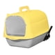 thumbnail image 5 of Caja de arena para gatos Fernando Inodoro cerrado con solapa en la puerta delantera Gris Amarillo, 5 of 8