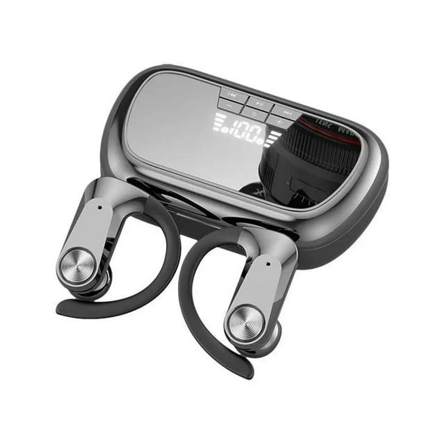 Auriculares inalámbricos con micrófono integrado, sonido estéreo, auriculares deportivos y soporte para tarjeta TF.