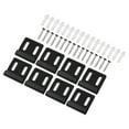 thumbnail image 2 of For Durable Stainless Steel Mirror Holder Kit - Easy Install 8PCS for Frameless, 2 of 9