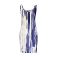 thumbnail image 4 of QIPOPIQ Robes de Cocktail pour Femmes Soirée Manches Courtes Robes Décontractées Tendance Robe d'Été Aguichant Imprimée Sans Manches Robe Smill Offres 2023, 4 of 6