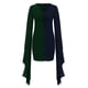 thumbnail image 4 of Womens Halloween Costumes 2024 Cosplay Gothic Dresses Women's Fashion Gothic Punk Patchwork Colour Wide Sleeve Strappy Dresses, 4 of 5