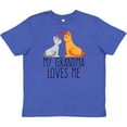 thumbnail image 3 of Inktastic My Grandma Loves Me Youth T-Shirt, 3 of 5