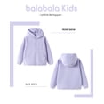 thumbnail image 3 of Balabala Kids Fleece Jacket with Hood, Full Zip Warm Winter Coat with Pockets for Toddlers and Kids, 3 of 5