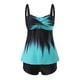 thumbnail image 4 of MKLEKYY Trajes De Baño Mujer Curvy Two Piece Swimsuits For Women Athletic Tankini Top With Boy Shorts And Sports Bra Bathing Suit, 4 of 6
