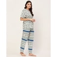 thumbnail image 3 of Moomaya Sleepwear, Cotton Night Suit Set, Printed 2 Pcs Loungewear For Women'S, 3 of 9