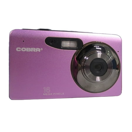 Cobra Digital DCA1620 Pink 16 MP Digital Camera with 3.0-Inch LCD Display and Video Recording DCA1620-PK