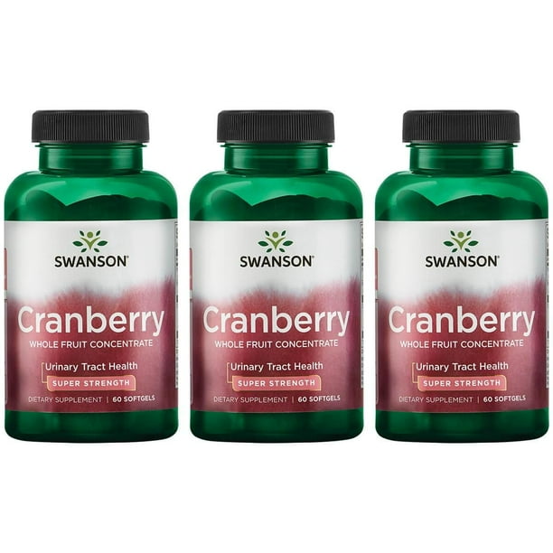 Swanson Cranberry Whole Fruit Concentrate - Super Strength 3 Pack ...