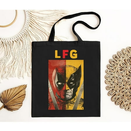 vintage D & W LFG Tote Bag Halloween TBag  Funny Gift Bag-TH40782
