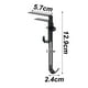 thumbnail image 3 of Gancho ajustable para repisa de chimenea | Colgador resistente para medias y guirnaldas de ladrillo | Gancho decorativo sin taladro para decoración navideña, faroles y cajas de regalo, 3 of 7