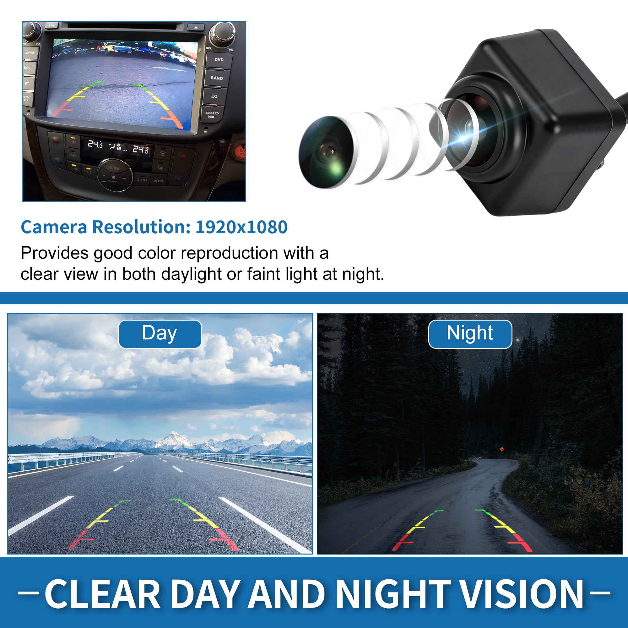 Unique Bargains Rear View Camera for Buick for Enclave for Cadillac Escalade