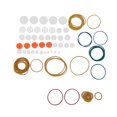 thumbnail image 1 of LNGOOR 84pcs DIY Model Toy Transmission Belt & Pulley Set - Rubber Band Combination Kit for Creative Toy Engineering and Model Building, 1 of 8
