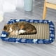 thumbnail image 4 of Pisexur Suministros para mascotas Alfombrilla de ratán para perros y gatos, alfombrilla fresca de seda helada para perros, manta fresca portátil y lavable para mascotas, perros, gatos y animales, 4 of 6