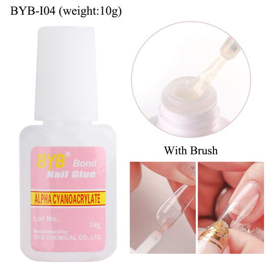 Pegamento para uñas de secado rápido, puntas para uñas postizas, esmalte de Gel, adhesivo para extensión de uñas postizas, pegamento Super UV, herramientas para manicura acrílica TR1866 Tan Jianjun unisex