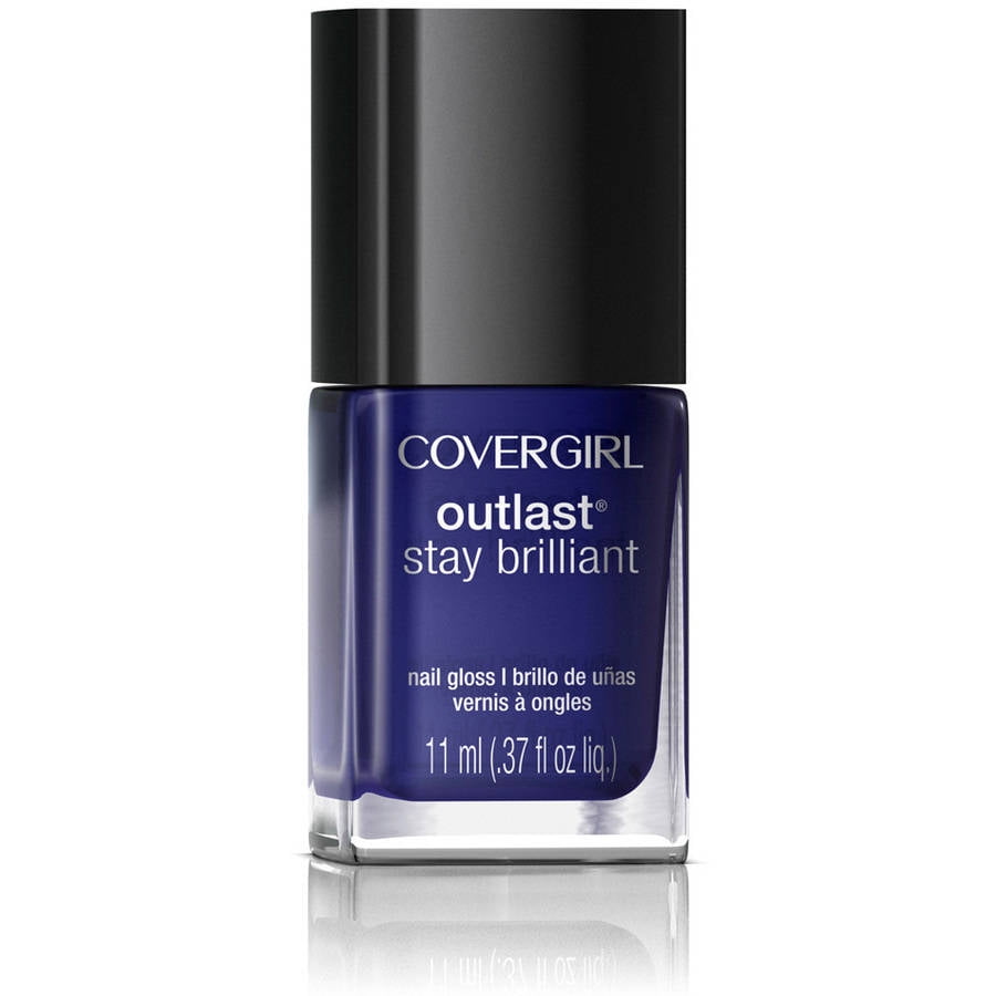 COVERGIRL Outlast Stay Brilliant Nail Gloss Sapphire Flare 307, .37 oz