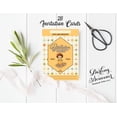 thumbnail image 3 of Darling Souvenir Orange Birthday Invitation Card Printable Fill or Write In Blank Invites Party Supplies Pack Of 28 5 x 7 Inches, 3 of 5
