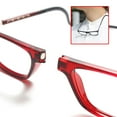 thumbnail image 5 of ENMJIAW Clic Magnetic Reading Glasses For Men Or Women,Computer Readers,Click Adjustable,Original Long (M-L,Red,350 Degrees), 5 of 9