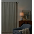 thumbnail image 4 of Better Homes & Gardens 100% Blackout Linen Blend Single Curtain, 50x84, Vanilla Dream, 4 of 12