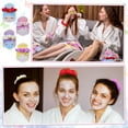 thumbnail image 3 of LEEYNEER 24 Pcs Chouchous pour Cheveux de Spa avec Carte, Cadeau de Soirée Pyjama, Élastiques de Maquillage pour Cheveux Roses et Rouges, Cadeau pour Filles Femmes, Souvenir d'Anniversaire pour Événement de Fin de Semaine au Spa, Porte-Chouchou, Remplissage de Sac-Cadeau, 3 of 6