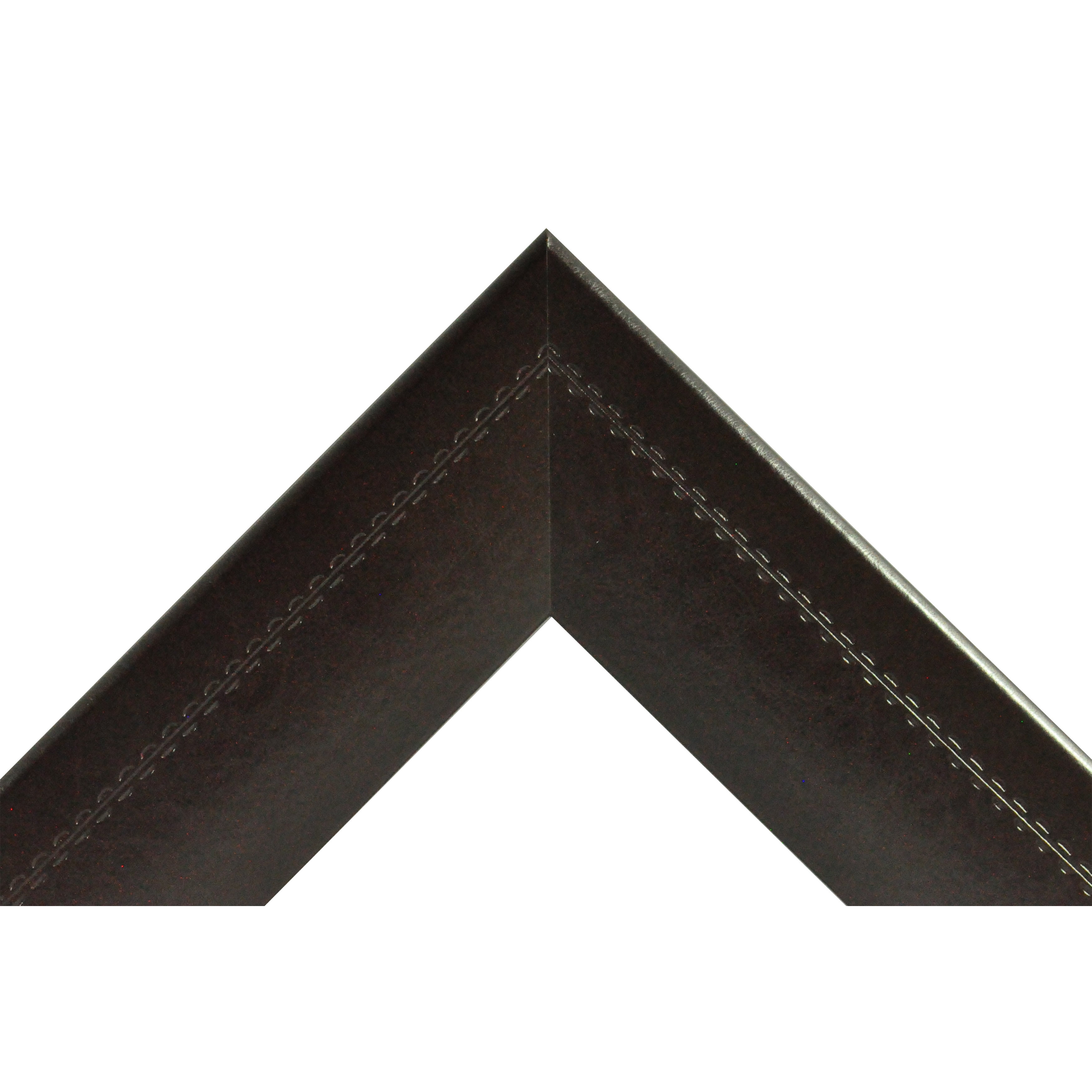 Rayne Mirrors Rayne Espresso Leather Square Wall Mirror Set