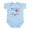 Sky Blue, variant on CafePress - Made In America With Argentinian Parts Body Suit - Baby Light Bodysuit, Size Newborn - 24 Months