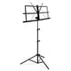 thumbnail image 1 of Atril para partituras portátil fácil instalación ahorra espacio altura ajustable atril plegable para partituras negro para actuaciones Anggrek Otros, 1 of 7