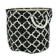 thumbnail image 1 of Cubo de Poliéster DII Celosía Negro Redondo Pequeño Design Imports CAMZ36066, 1 of 2
