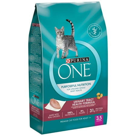 Purina ONE Urinary Tract Health Formula Adult Premium Cat Food 3.5 lb ...