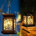 thumbnail image 1 of 2 Pack Outdoor Solar Lanterns, 3m 30 LEDs Warm White IP54 Waterproof Outdoor Decor for Garden, Patio, Porch, Lawn, Yard, Sidewalk, 1 of 5