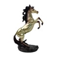 thumbnail image 4 of Estatua de caballo para decoración de mesa de oficina, coleccionable, regalo de inauguración de la casa, adorno de caballo Dorado, 4 of 9
