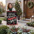 thumbnail image 5 of Christmas Garden Flag 18x12 Inch, Double Sided Holiday Yard Decor, Weatherproof Polyester Outdoor Flag for Front Porch Patio Lawn, Winter Xmas Home Decor, 5 of 7