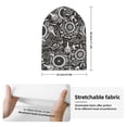 thumbnail image 2 of Lsque Bicycles Parts Pattern Knitted Beanie, Unisex Winter Hat, Knit Hat Winter Beanies Thick Fisherman Beanies Cuffed Plain Skull Caps, 2 of 6