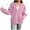 Pink, variant on YYDGH Womens Oversized Zip Up Hoodies Long Sleeve Fall Casual Sweatshirts Jacket Trendy Y2k Hoodie with Pocket Blue S
