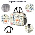 thumbnail image 4 of Obrewu Pioneer Flower Lunch Bag for Adult, Insulated, Leakproof, Oxford Cloth, 4 of 7