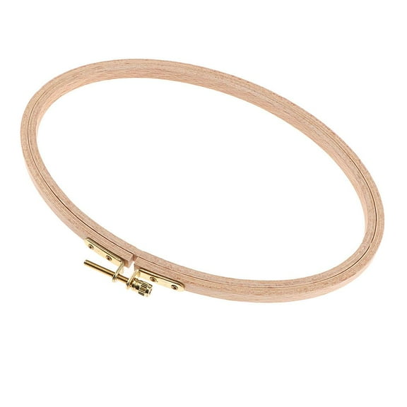 wooden Oval Hoops Needlework Embroidery Sewing Hoop 210x130mm