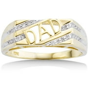 1/10 ctw diamond ''Dad'' Ring in 10k gold